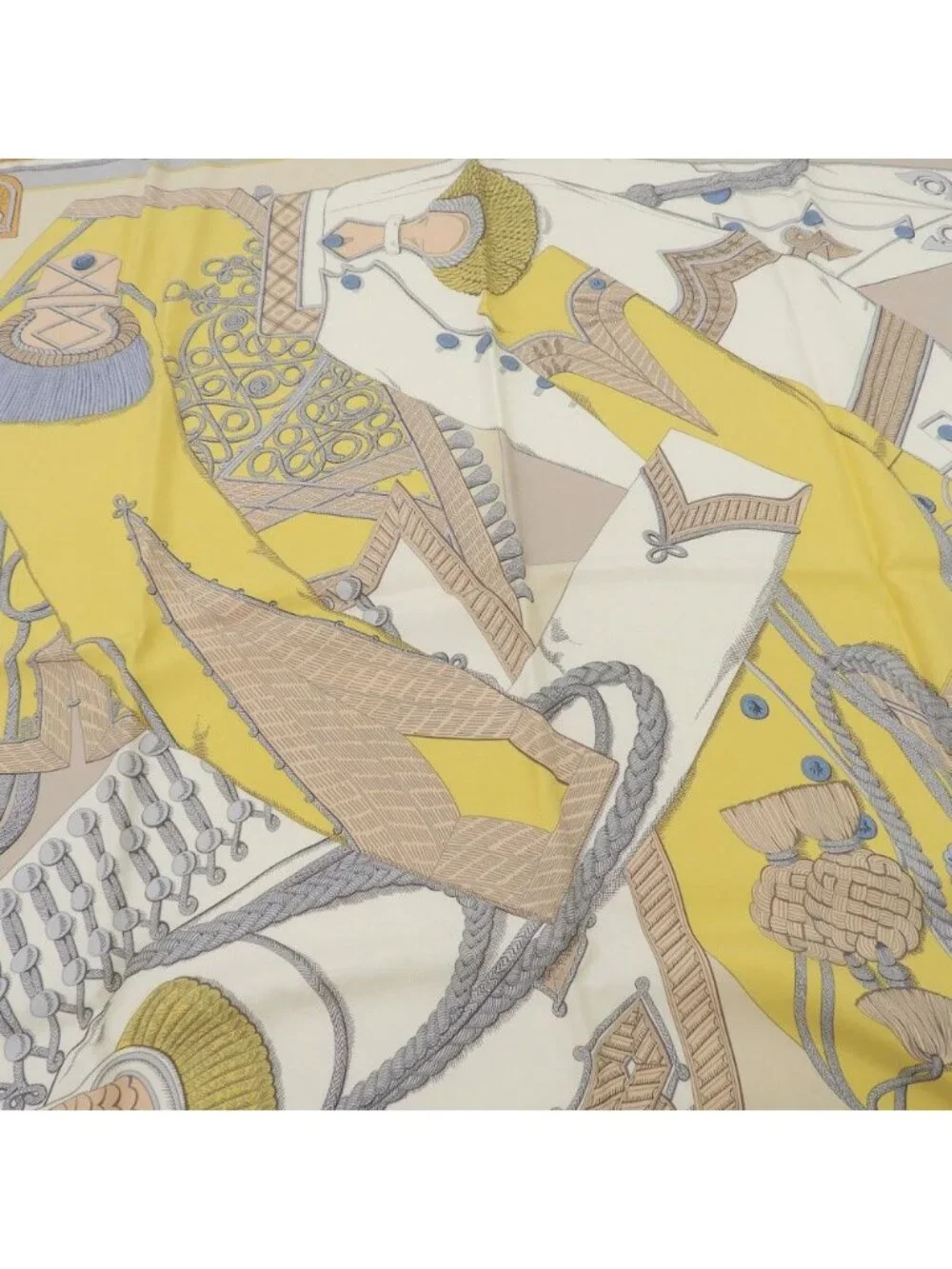 Hermes Carre Wash Zouave Et Dragons Scarf Silk